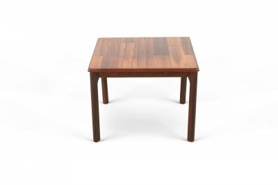 Mid Century Danish Walnut Square End Table