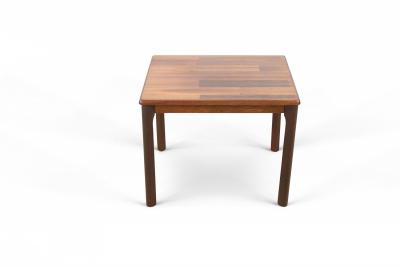 Mid Century Danish Walnut Square End Table
