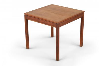 Mid Century Danish Walnut Square End Table