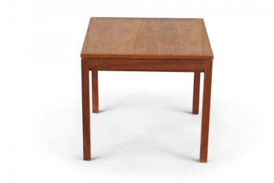 Mid Century Danish Walnut Square End Table