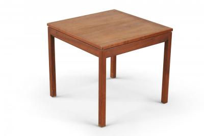 Mid Century Danish Walnut Square End Table