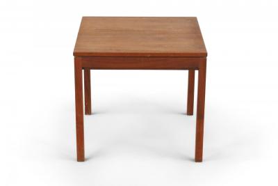 Mid Century Danish Walnut Square End Table