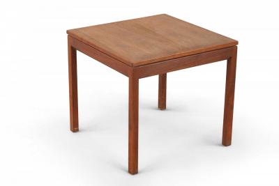 Mid Century Danish Walnut Square End Table
