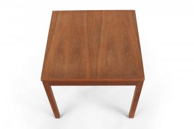Mid Century Danish Walnut Square End Table