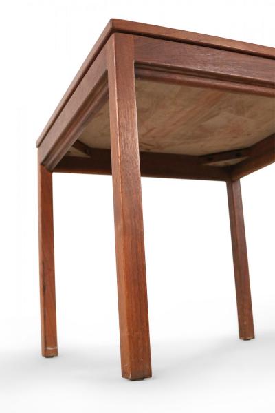 Mid Century Danish Walnut Square End Table