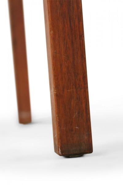 Mid Century Danish Walnut Square End Table