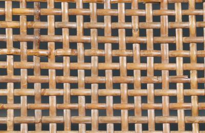 Mid Century Dutch Modern Cane Teak Lounge Chair