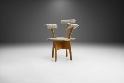 Mid Century Dutch Plywood Chair The Netherlands 1940s