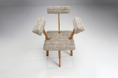 Mid Century Dutch Plywood Chair The Netherlands 1940s