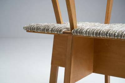 Mid Century Dutch Plywood Chair The Netherlands 1940s