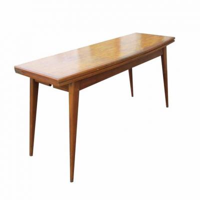 Mid Century Expandable Console Table