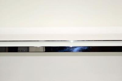 Mid Century Faceted Console with Cubist Mirror