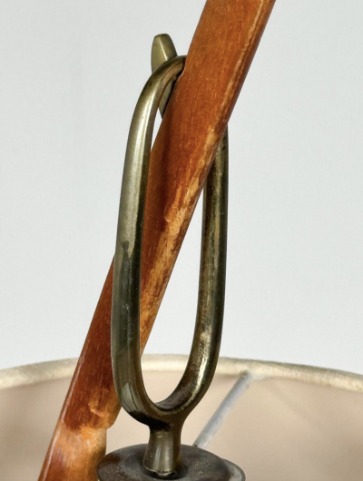 Mid Century Floor Lamp Model 2076 Dornstab by J T Kalmar Austria 1950s