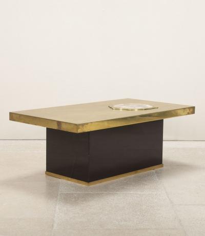 Mid Century French Brass Table by Fernand Bresse