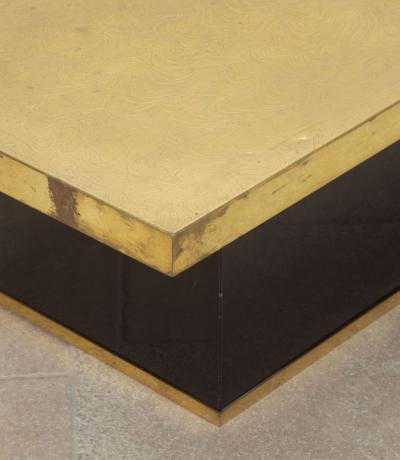 Mid Century French Brass Table by Fernand Bresse
