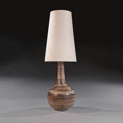 Mid Century French Ceramic Lamp of Monumental Size and Scale