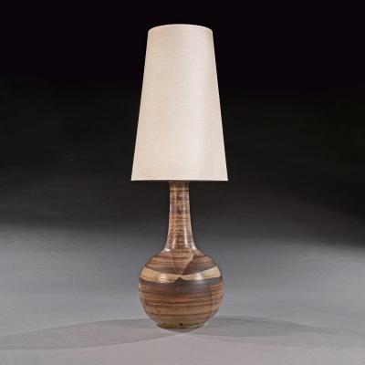 Mid Century French Ceramic Lamp of Monumental Size and Scale