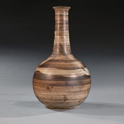 Mid Century French Ceramic Lamp of Monumental Size and Scale