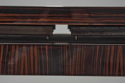 Mid Century French Dark Wood Dining Table France ca 1950s