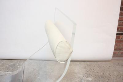 Mid Century French Lucite and Steel Chaise Longue Prototype