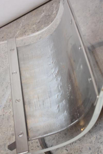 Mid Century French Lucite and Steel Chaise Longue Prototype