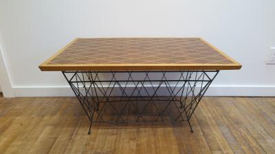 Mid Century French Marquetry Cocktail Table