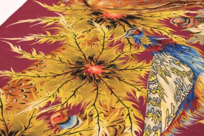 Mid Century French Tapestry 4 11 x 7 4 