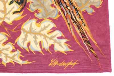 Mid Century French Tapestry 4 11 x 7 4 