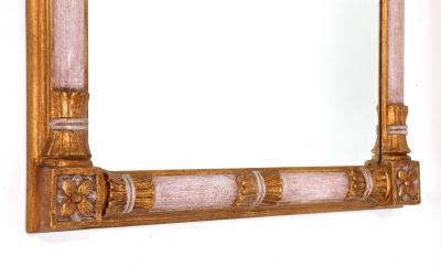 Mid Century Gilt Wall Mirror Handcarved 20th Century Italy ca 1950