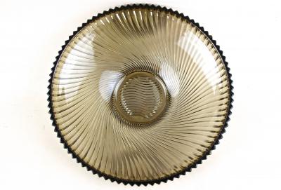 Mid Century Glass Bowl 20th Century Modern France ca 1960