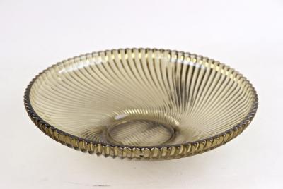 Mid Century Glass Bowl 20th Century Modern France ca 1960