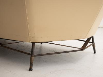 Mid Century Gothic Style French Chaise Sofa
