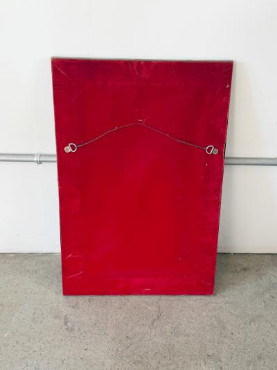 Mid Century Hammered Copper Wall Mirror