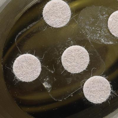 Mid Century Hand Blown Murano Glass Vase in Sap Green W Fine Textural Detailing