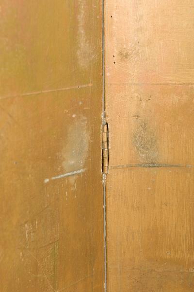 Mid Century Hand Painted Ballet Scene 4 Panel Standing Screen