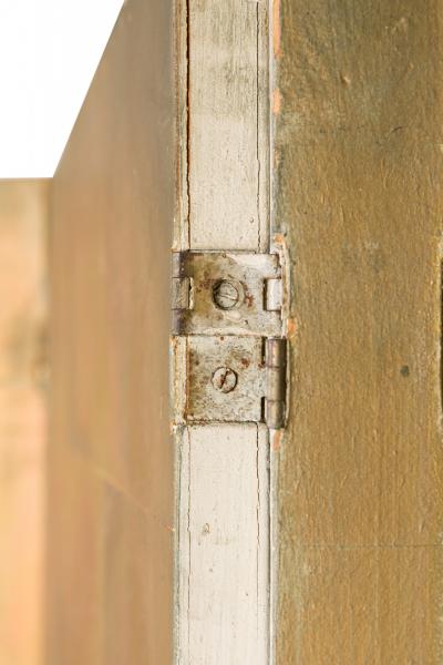 Mid Century Hand Painted Ballet Scene 4 Panel Standing Screen