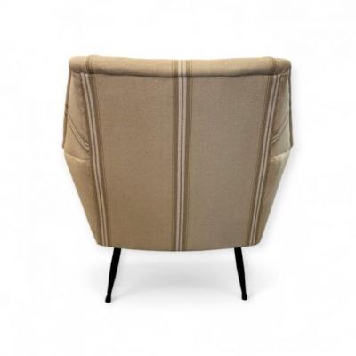 Mid Century Italia Beige Armchairs