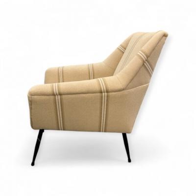 Mid Century Italia Beige Armchairs