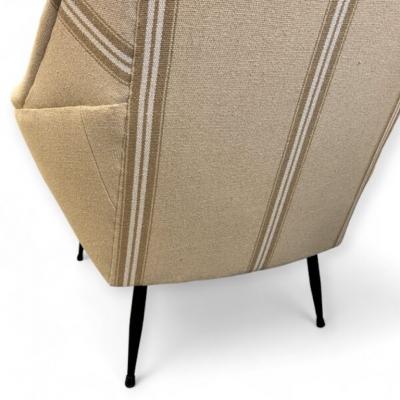 Mid Century Italia Beige Armchairs