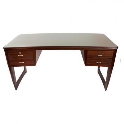 Mid Century Italian Curved Executive Desk