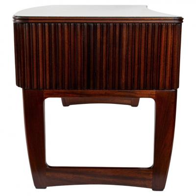 Mid Century Italian Curved Executive Desk