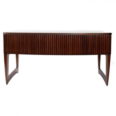 Mid Century Italian Curved Executive Desk