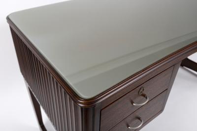 Mid Century Italian Curved Executive Desk