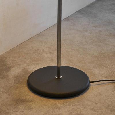 Mid Century Italian Globe Floor Lamp in Metal and Acrylic 1960s