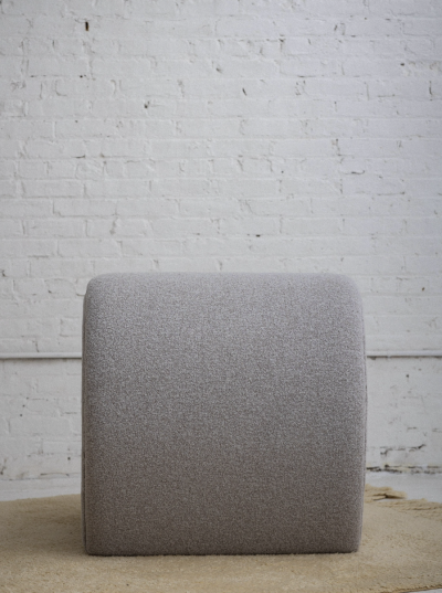 Mid Century Italian Inspired Serpentine Occasional Chair