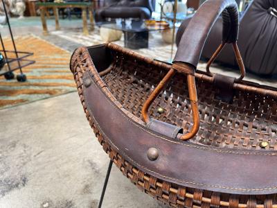 Mid Century Italian Journal Rack 1970s