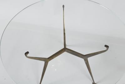 Mid Century Italian Low Brass Table