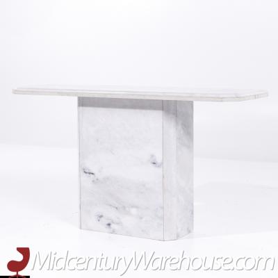 Mid Century Italian Marble Console Table