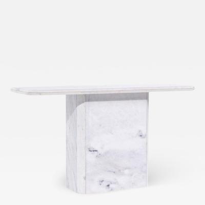 Mid Century Italian Marble Console Table