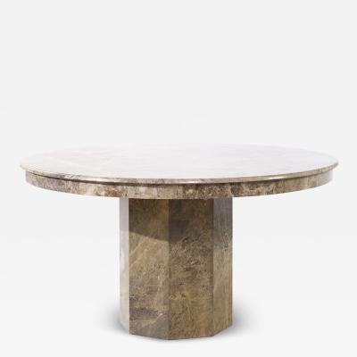 Mid Century Italian Marble Dining Table